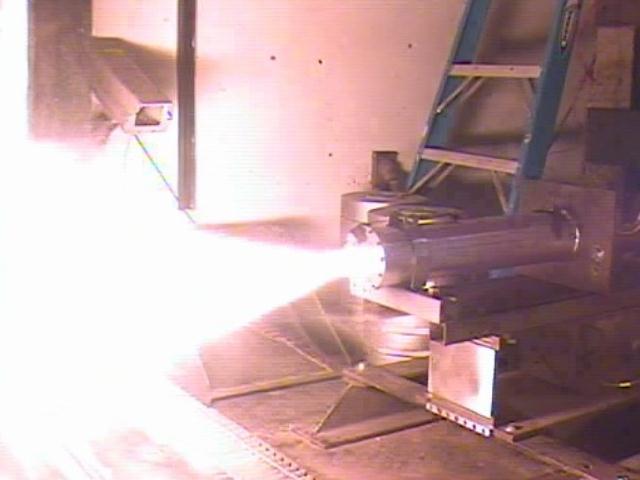 a small rocket engine