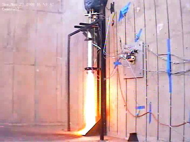 a small rocket engine