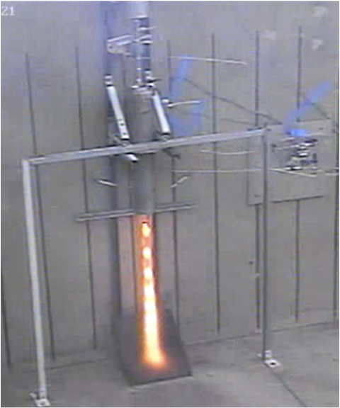 a small rocket engine