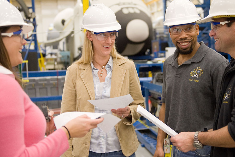 Allison Bolinger moved into an elite corps in July, being named a flight director at NASA's Johnson Space Center in Houston.