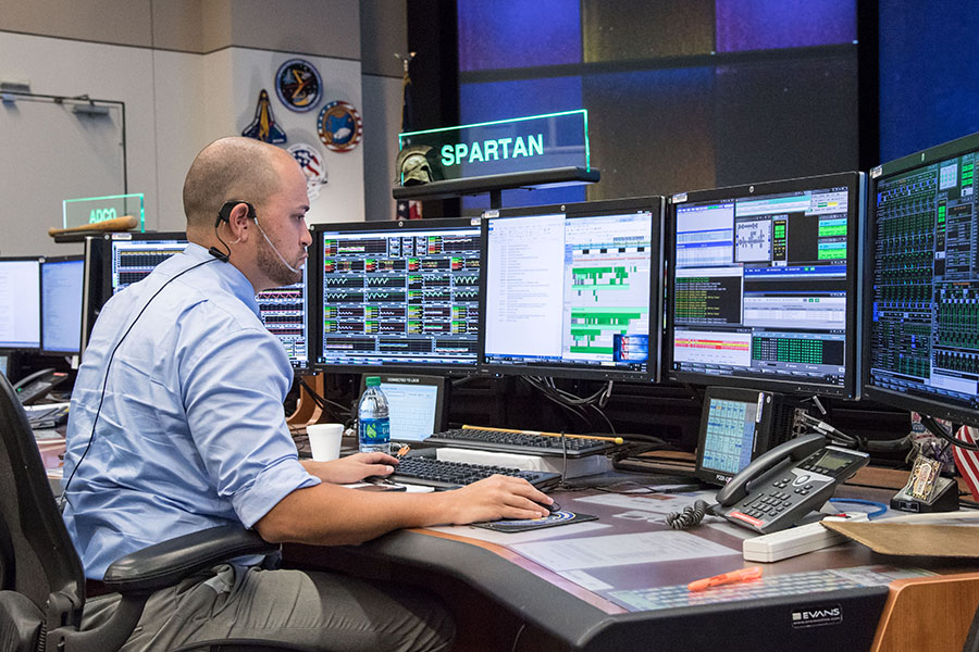 Marcos Flores, who earned a master's online from Purdue in 2015, is part of a six-member class of NASA flight directors.