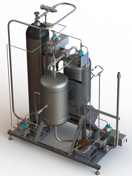 AAE 53500 students built a 100-foot flamethrower for Burning Man.