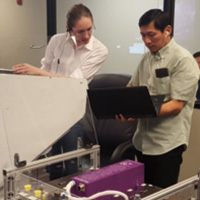 Dolan worked at NanoRacks during the 12-week internship.