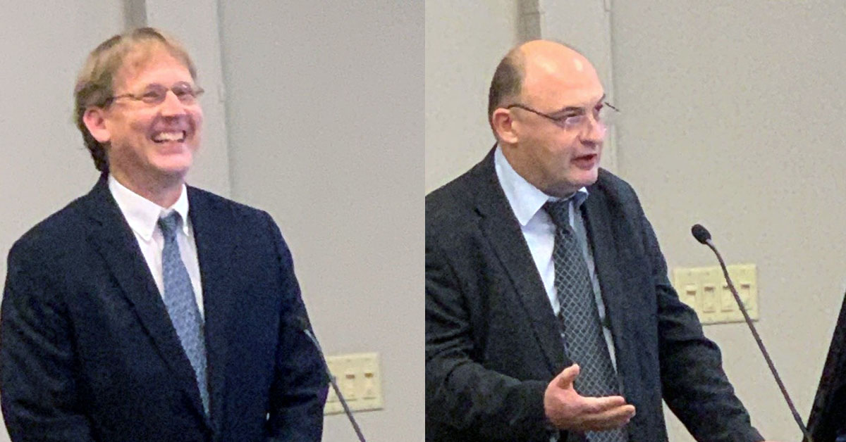 Photo of Jeffrey Greeley and Zoltan Nagy