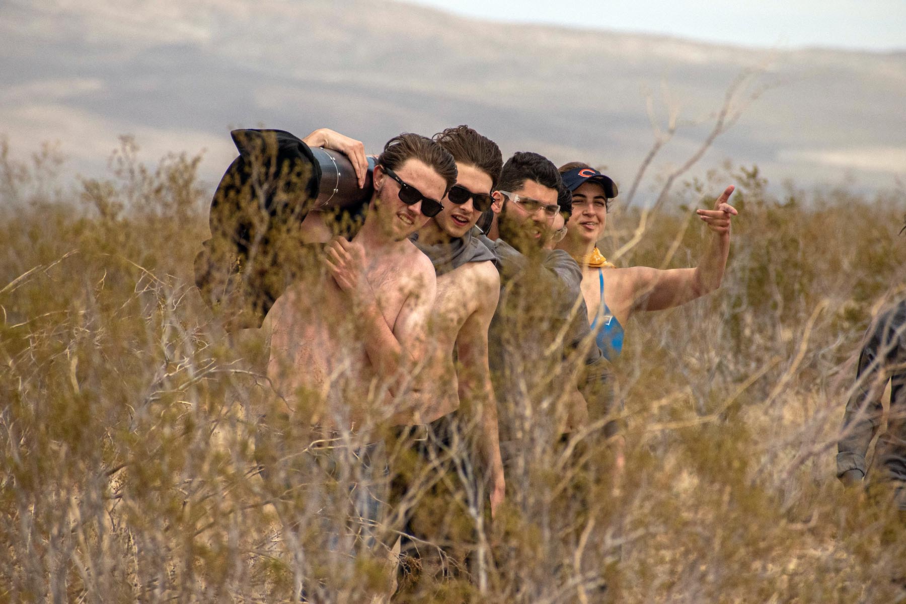 seds team carrying rocket