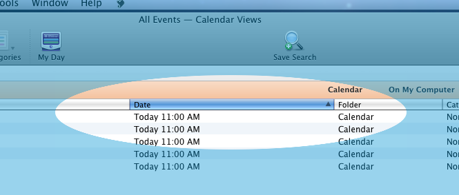 Sort on Date Column