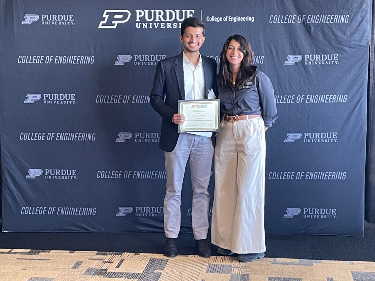 Rishab Shah and Aliya Scott