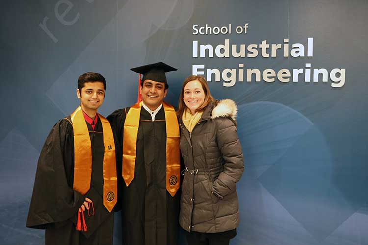 3 new IEs: Parakh Jhaveri (l), Umung Dhanuka (c) and Anna Tatara (r)
