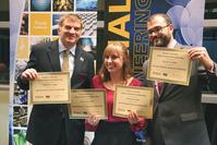 Photo of Marissa Smith with certificates