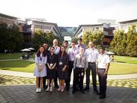 Photo of India-TVS interns at InfoSys
