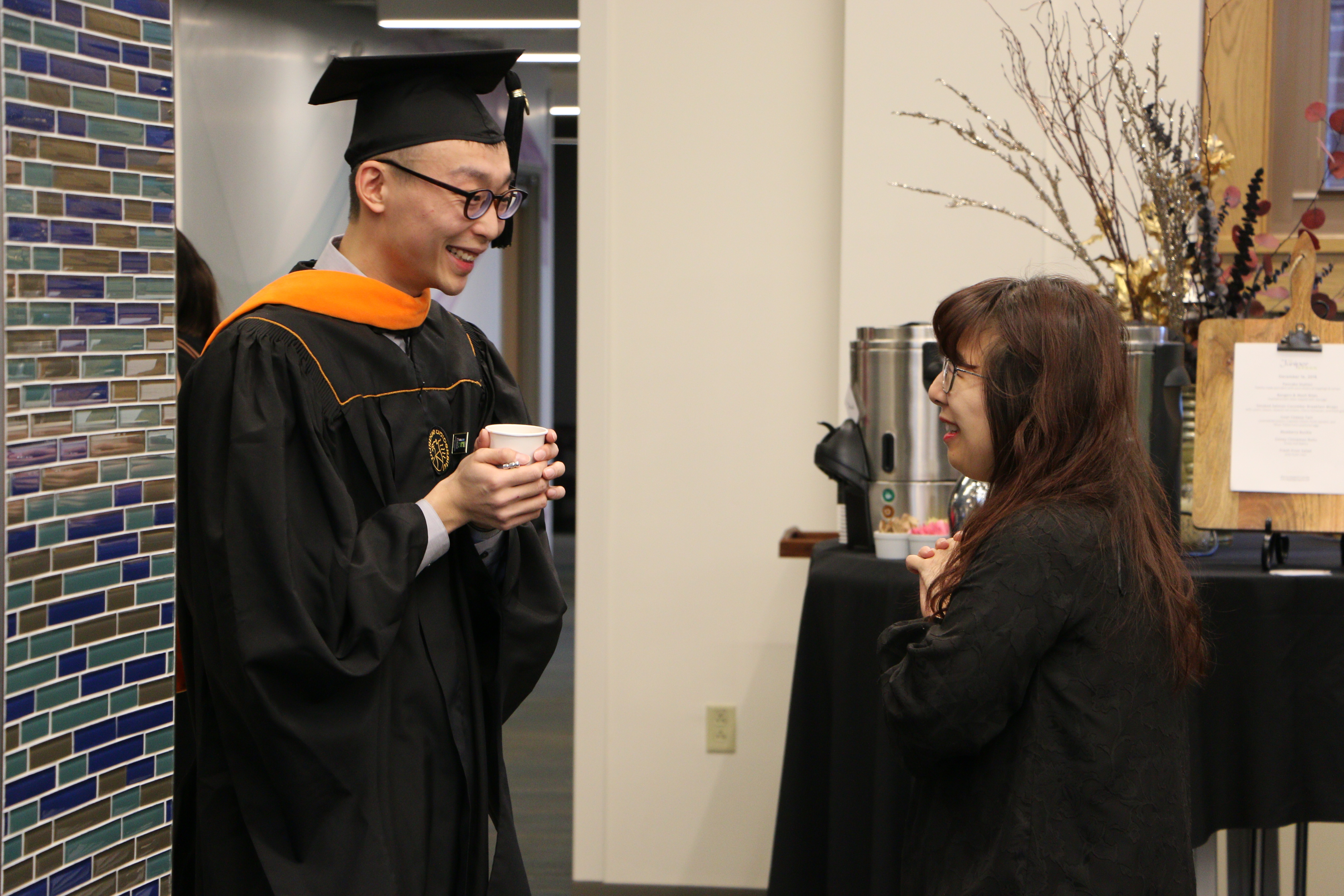 Photo of Anita Park with student