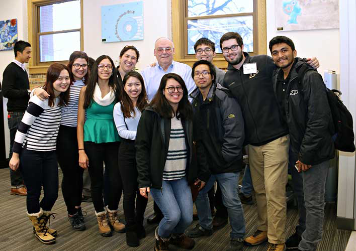 Wayne trained hundreds of students during his 27 years in Purdue IE.