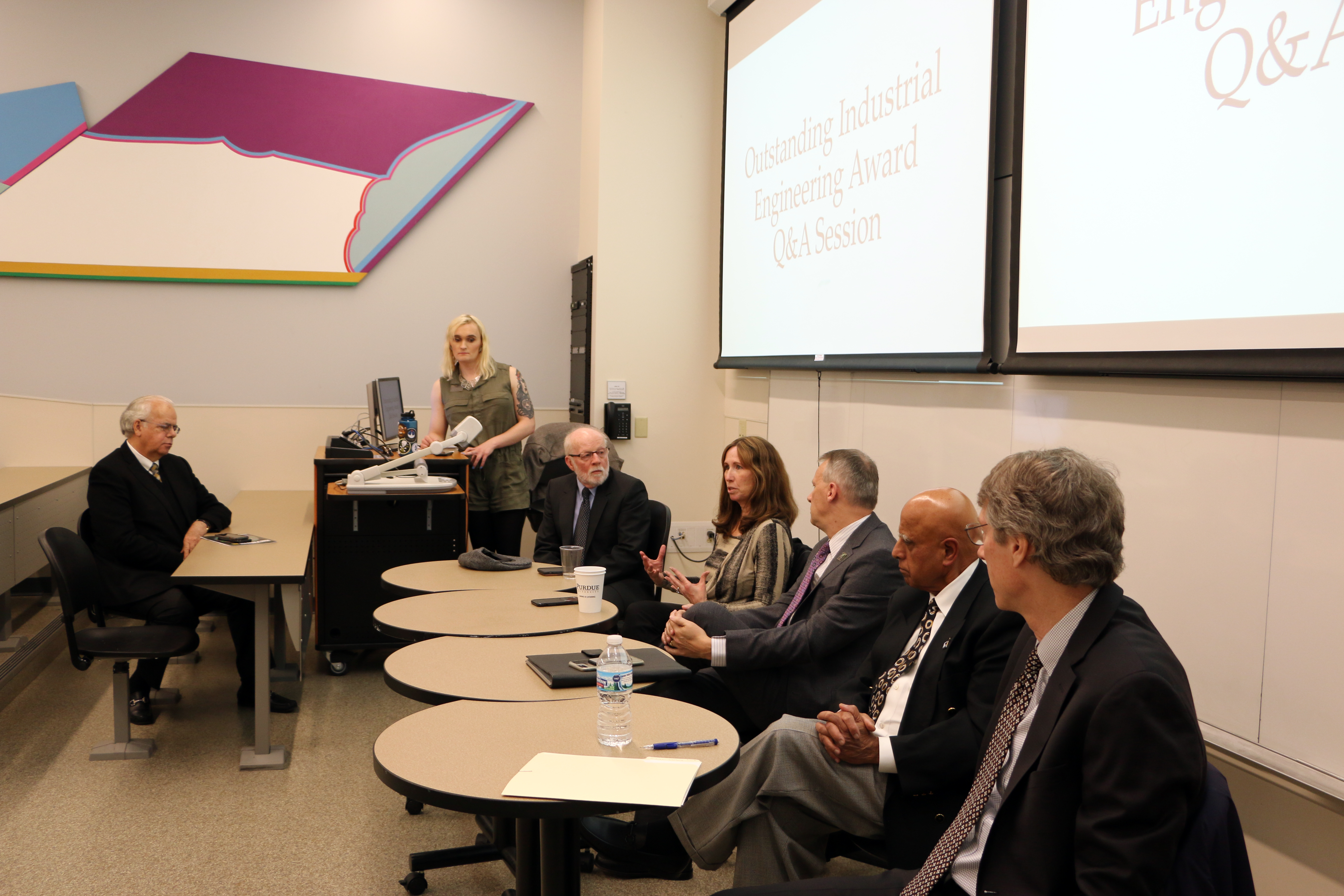 Photo of Karen Ashley and panel members