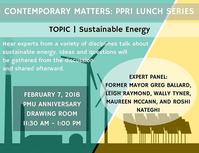 Flyer of PPRI lunch series