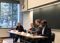 Photo of David Johnson on panel discussion