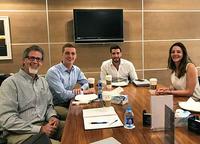 Photo of Purdue IEs meeting with Elia Nuqul