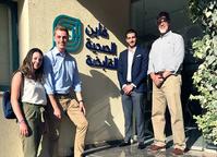 Photo of Purdue IEs at FHH offices in Jordan
