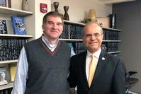 Photo of Jorge Haddock with Steve Landry