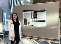 Photo of Morgan Kuryla & poster