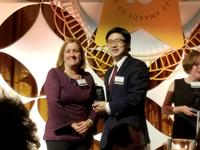 jill clauson receives award