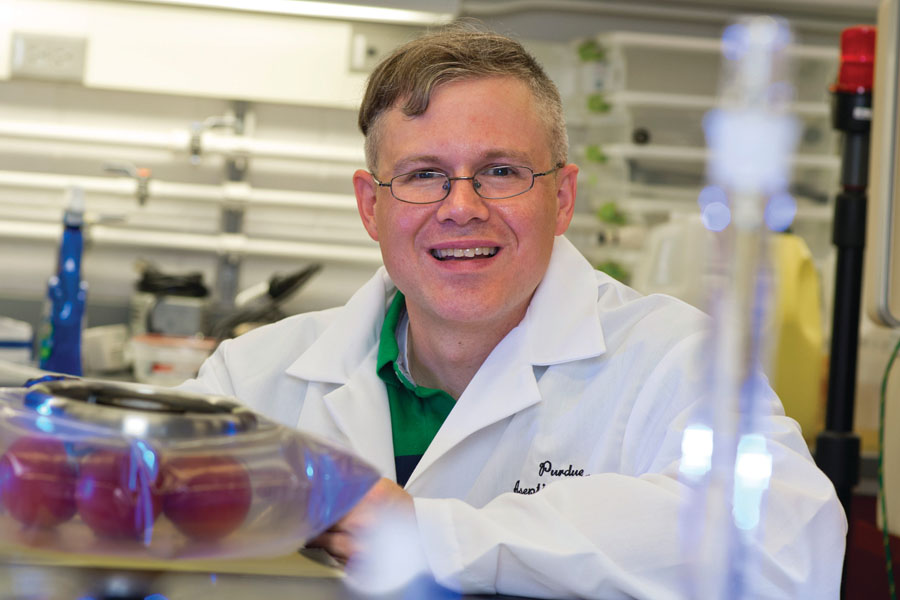 Dr. Allen Garner posing in a lab
