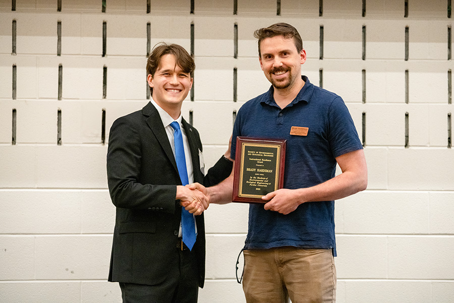 SEE Instructional Excellence Award: Dr. Brady Hardiman