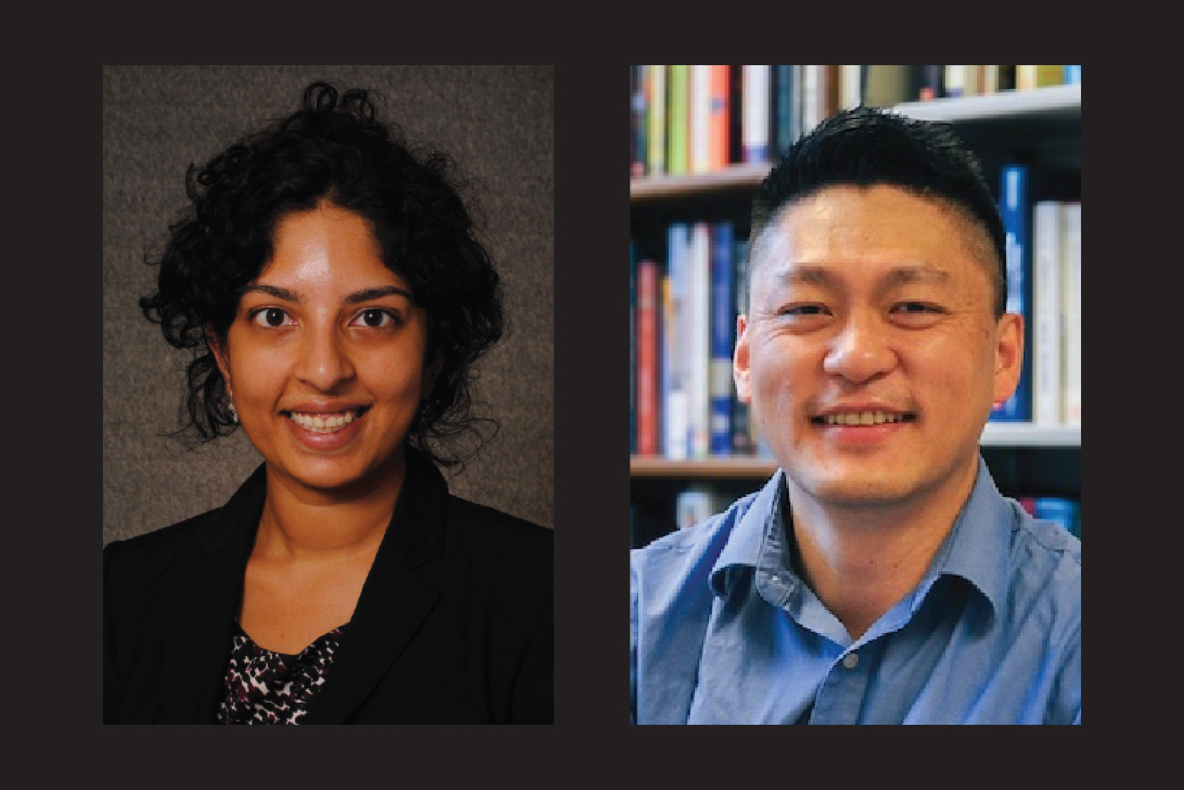 Associate Professor Amisha Shah and Associate Professor Zhi (George) Zhou